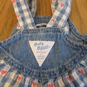 Baby B'Gosh OshKosh Vestbak Overall Pink Heart